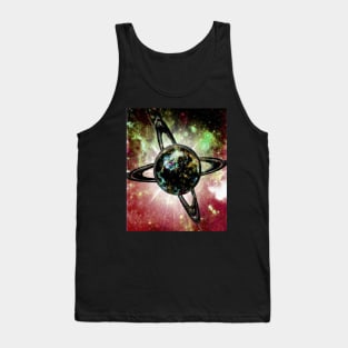 Dual Ringed Planet Tank Top